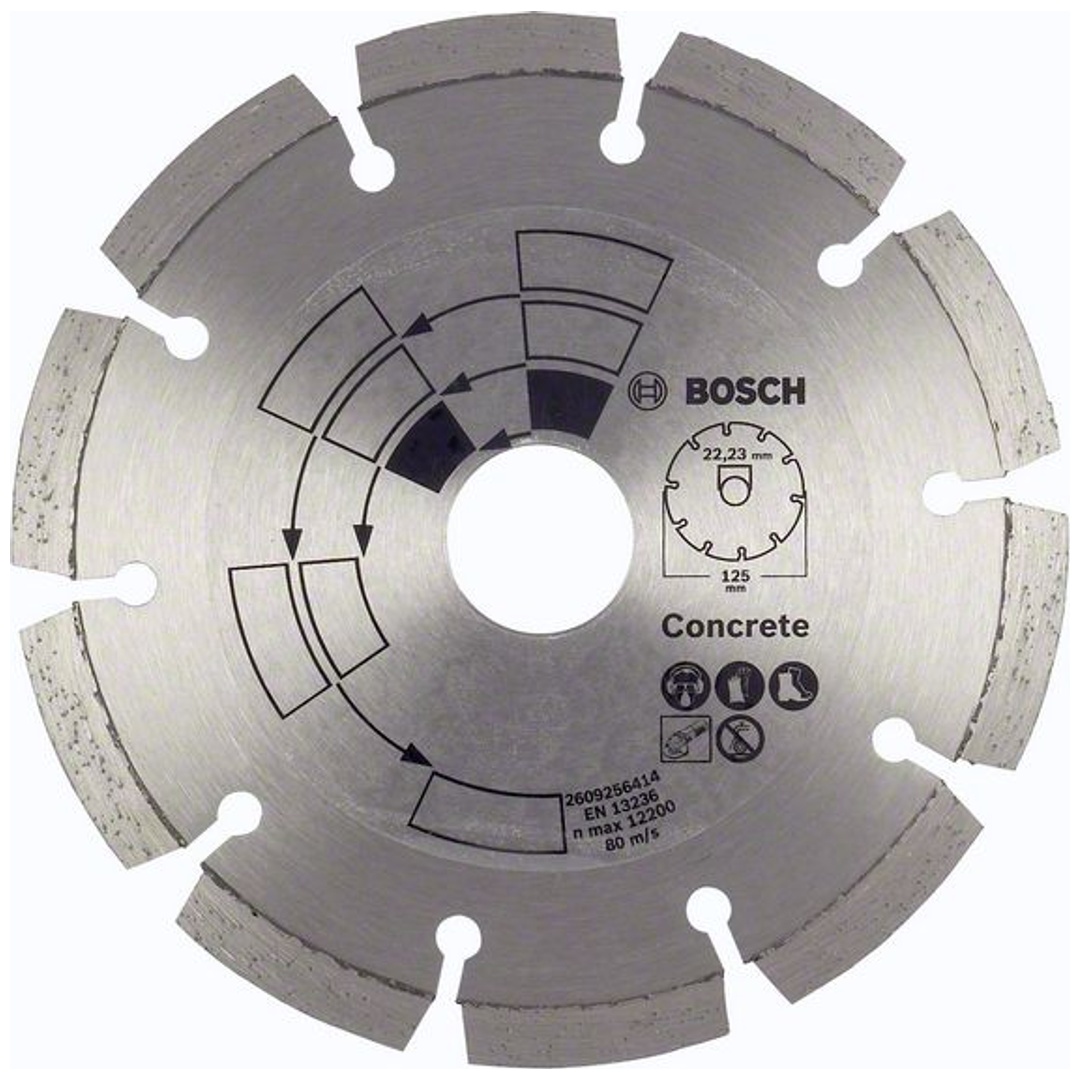 Bosch Diamanttrennscheibe Beton 115 x 22 x 1,7 x 7,0 mm