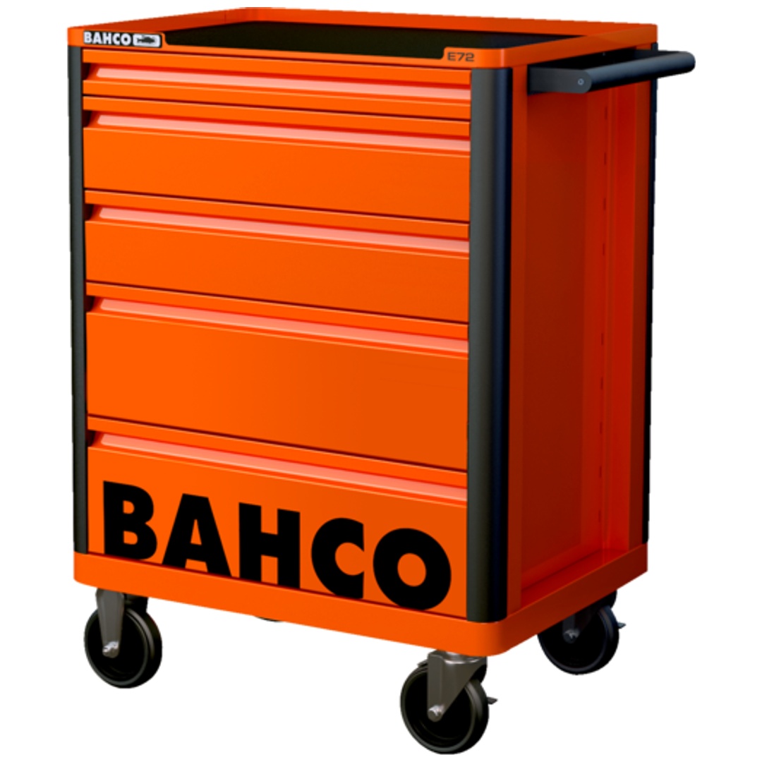 Bahco Campaign Werkstattwagen mit 5 Schubladen, orange (RAL 2009)