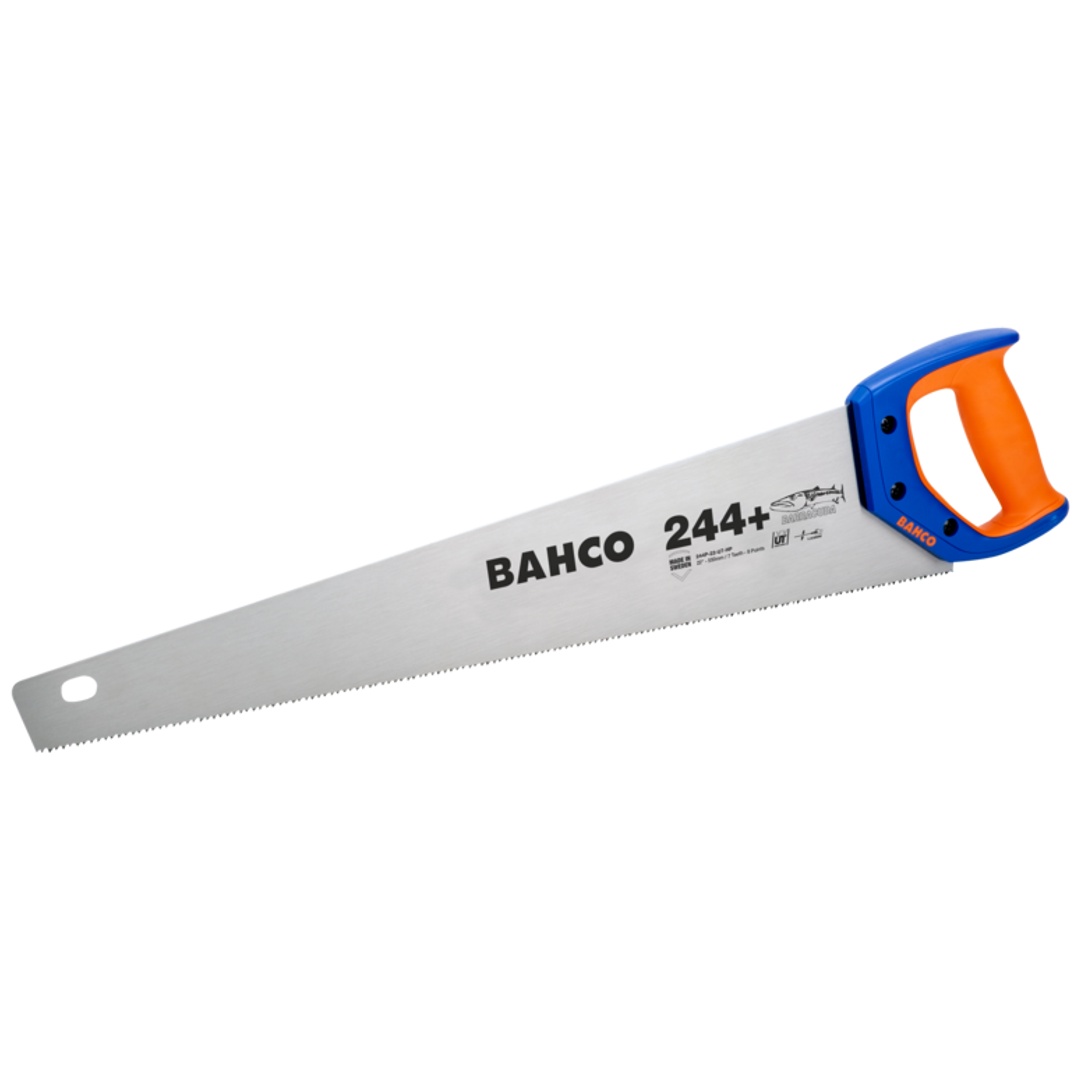 Bahco Handsäge mit 2-Komponenten-Grifff für mittlere bis grobe Holzarten 7/8 ZpZ 550 mm