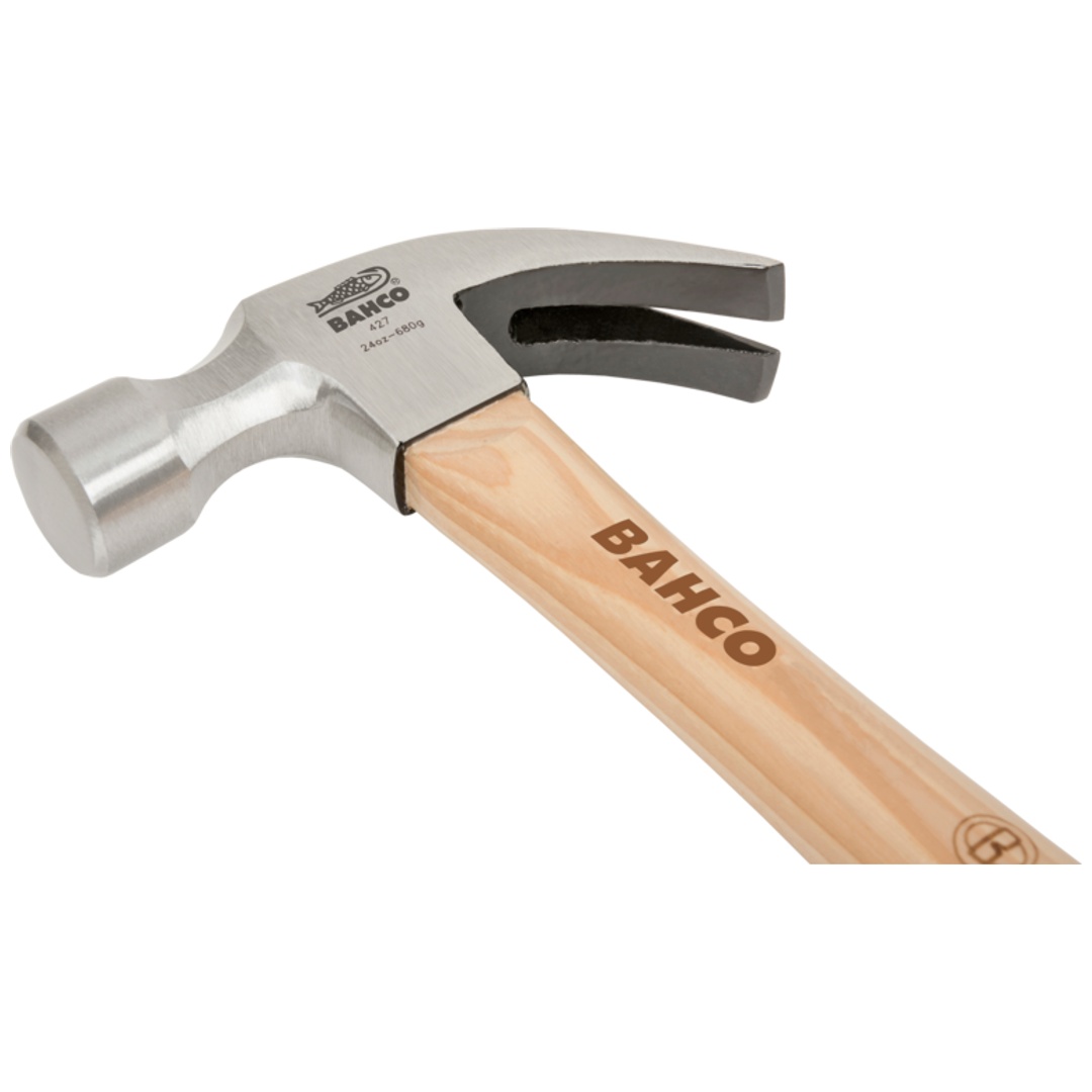KWB Klauenhammer Mit Holzstiel (4457-26) – 450 G, Gehärteter Kopf, TÜV GS Geprüft