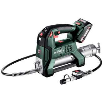 Metabo Akku-Fettpresse FP 18 LTX, metaBOX 165 L, 18V 2x2Ah Li-Power + SC 30