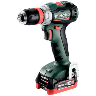 Metabo Akku-Bohrschrauber PowerMaxx BS 12 BL Q, metaBOX 118, 12V 2x4Ah LiHD + ASC 55, Zubehör