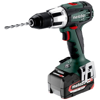 Metabo Akku-Schlagbohrschrauber SB 18 LT, metaBOX 145, 18V 2x4Ah Li-Power + ASC 55