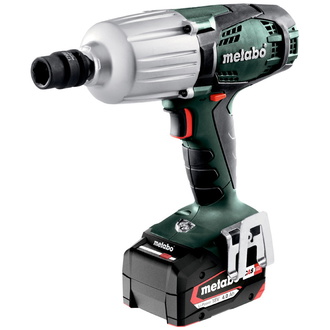 Metabo Akku-Schlagschrauber SSW 18 LTX 600, incl. 2x Akku Li-Power/4 Ah, Ladegerät, metaBOX