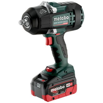 Metabo Akku-Schlagschrauber SSW 18 LTX 1450 BL, incl. 2x Akku LiHD/5,5 Ah, Ladegerät, metaBOX