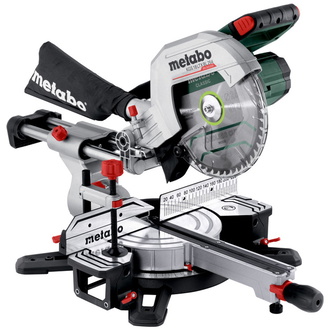 Metabo Akku-Kappsäge KGS 18 LTX BL 254, mit Zugfunktion, incl. Sägeblatt, Zubehör, Karton