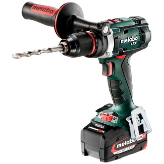 Metabo Akku-Bohrschrauber BS 18 LTX Impuls, metaBOX 145 L, 18V 2x4Ah Li-Power + ASC 55