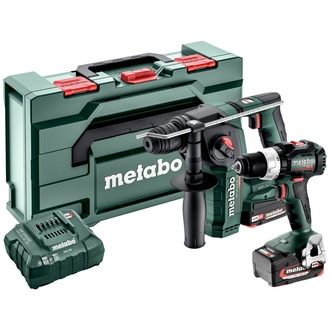 Metabo Akku Combo Set 2.5.2 18V, BS 18 LT BL + BH 18 LTX BL 16, metaBOX 145 L