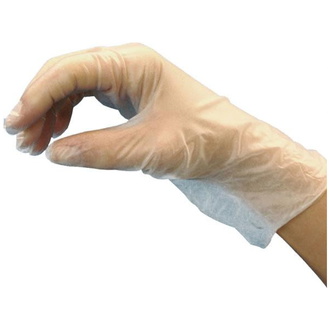 ESD-Protect Clear-Fit PVC Handschuhe Gr. S transparent