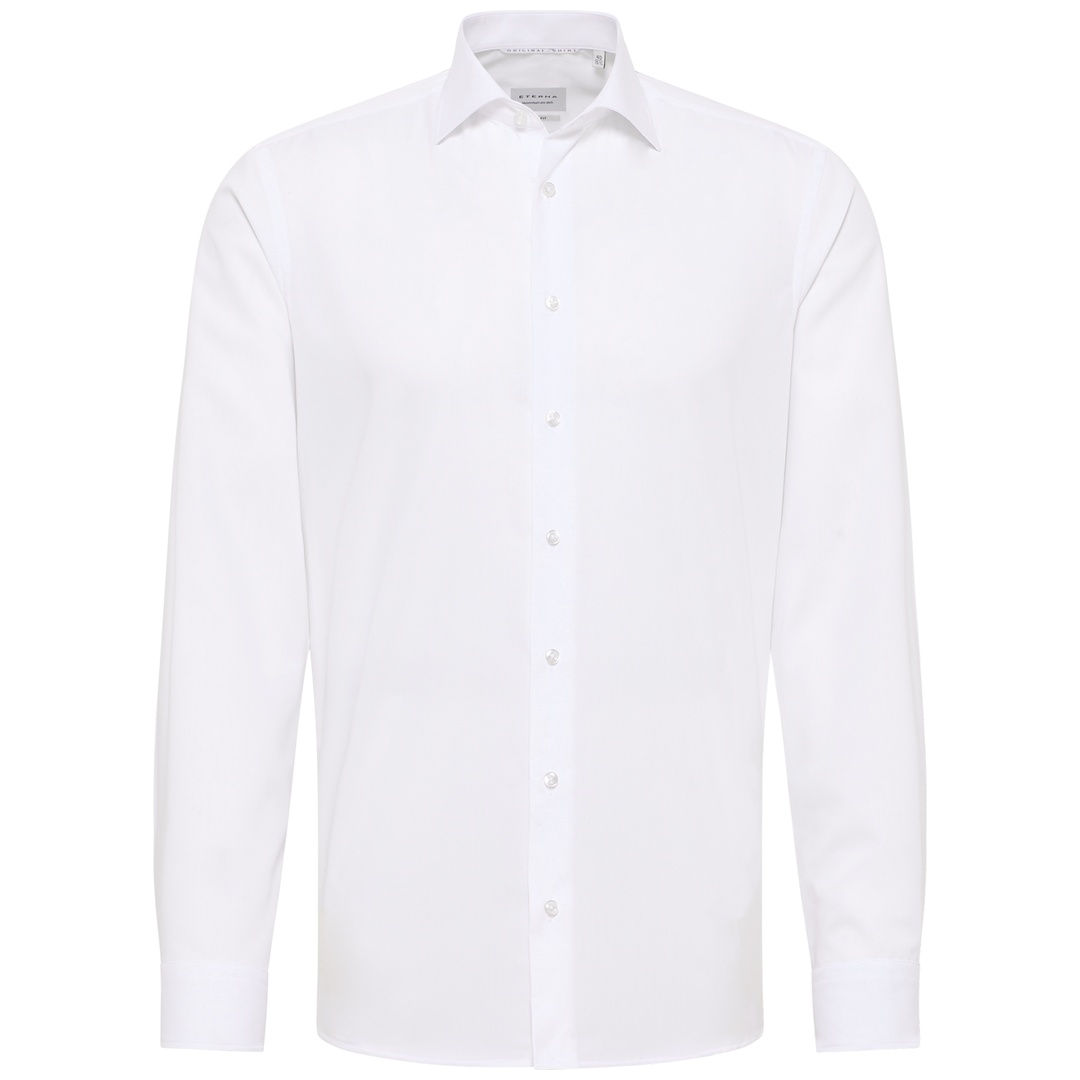 Eterna Herren Hemd Slim Fit 1/1 Arm 1100-00-F170 AL: 67 cm Gr. 38 weiß