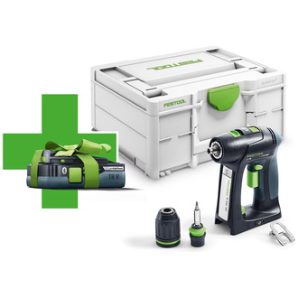 Festool Akku-Bohrschrauber C 18-Basic-4,0 inkl. 1x 18V 4,0 Ah Akku