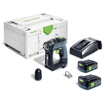 Festool Akku-Bohrschrauber CXS 12 2,5-Plus inkl. 2x 12V 2,5 Ah Akku