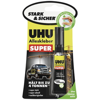 UHU ALLESKLEBER SUPER Strong+Safe 7g, Tube