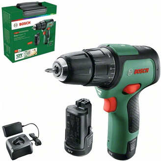 Bosch Akku-Zweigang-Schlagbohrschrauber EasyImpact 12, incl. 2x Akku PBA, Ladegerät, Karton