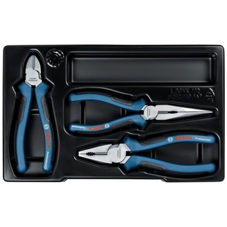 Bosch Combo Kit: Zangen-Set Plier, 3-tlg.