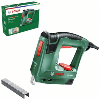 Bosch Tacker PTK 14 EDT, incl. 1000 Klammern, Karton