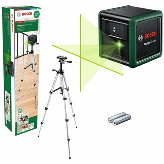 Bosch Kreuzlinien-Laser Quigo Green Set