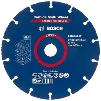 Bosch EXPERT Carbide Multi Wheel Trennscheibe, 180 mm, 22,23 mm