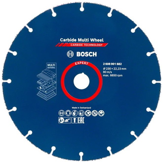 Bosch EXPERT Carbide Multi Wheel Trennscheibe, 230 mm, 22,23 mm