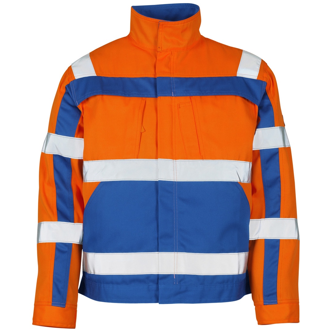 Mascot SAFE COMPETE Warnschutzjacke Cameta Gr. L orange/kornblau