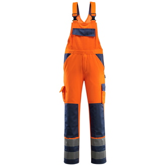 Mascot SAFE COMPETE Warnlatzhose mit Knietaschen Barras Gr. 82C48 orange/marine