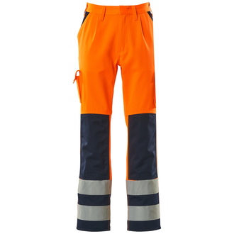 Mascot SAFE COMPETE Warnschutzhose Olinda Gr. 30 orange/marine