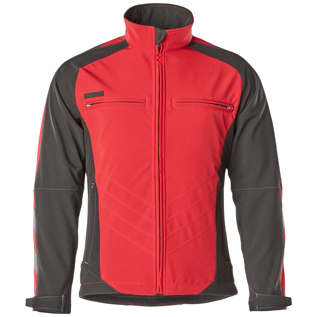 MASCOT Softshell-Jacke UNIQUE Dresden 12002-149 Gr. 4XL rot/schwarz