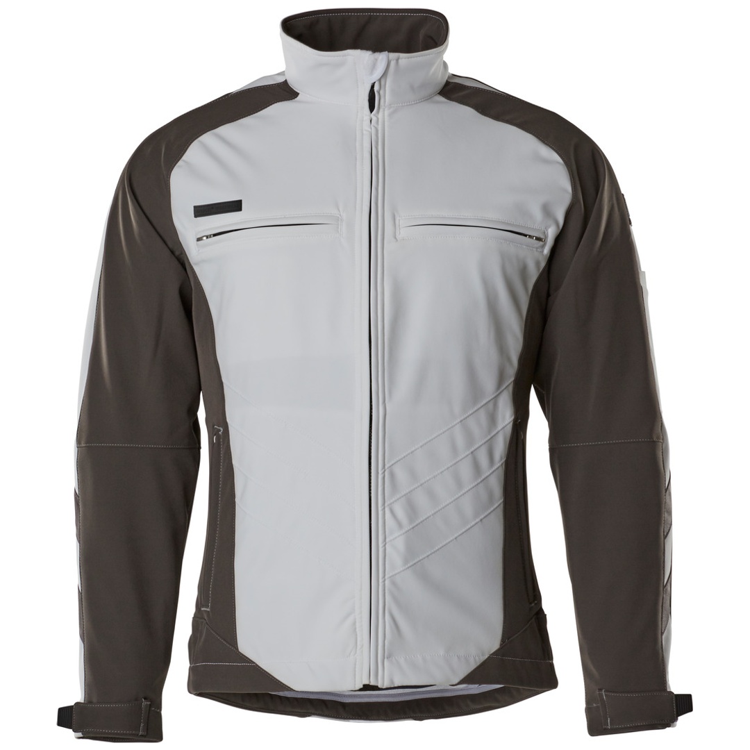 MASCOT Softshell-Jacke UNIQUE Dresden 12002-149 Gr. 2XL weiss/dunkelanthrazit