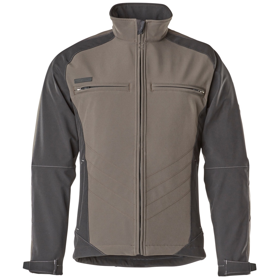 MASCOT Softshell-Jacke UNIQUE Dresden 12002-149 Gr. L dunkelanthrazit/schwarz