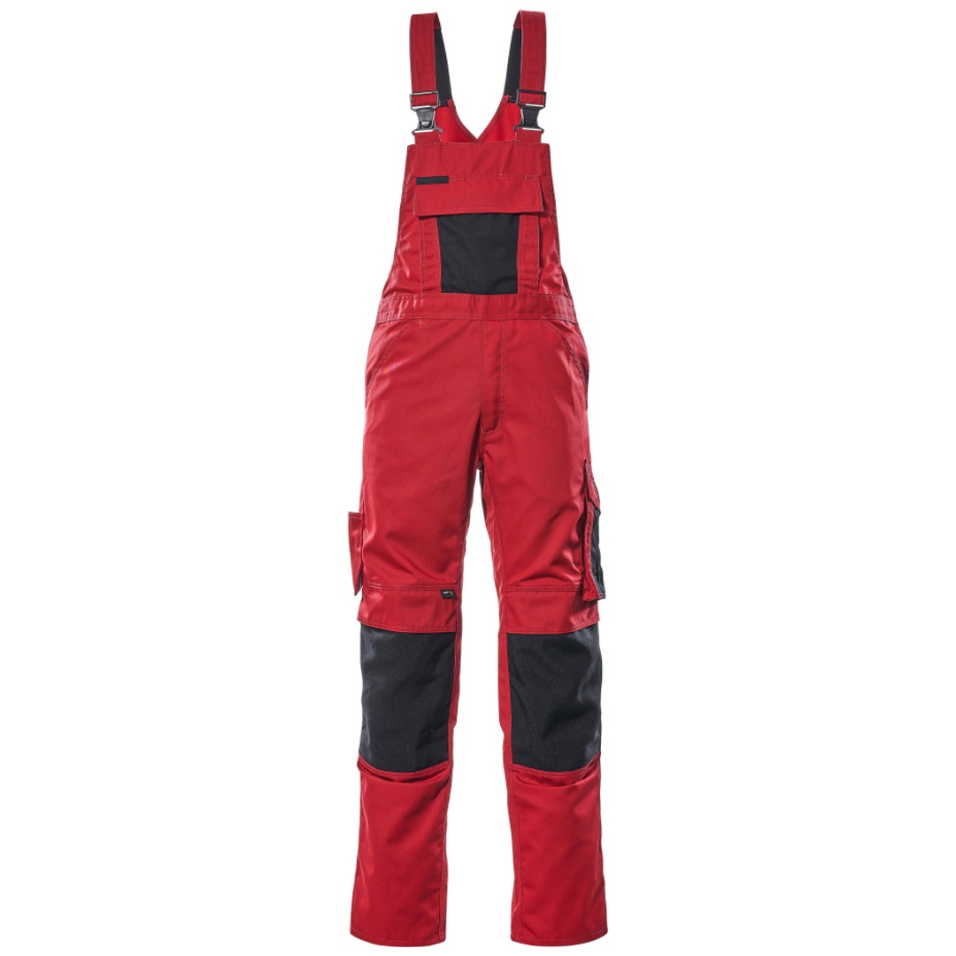 Mascot UNIQUE Latzhose  Augsburg Gr. 28 rot/schwarz