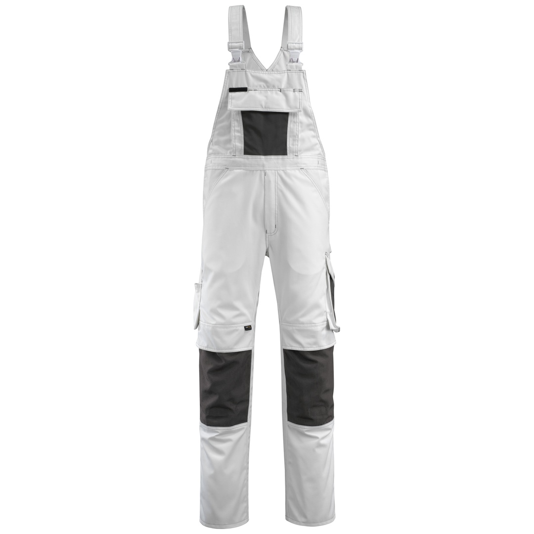 Mascot UNIQUE Latzhose  Augsburg Gr. 96 weiss/dunkelanthrazit
