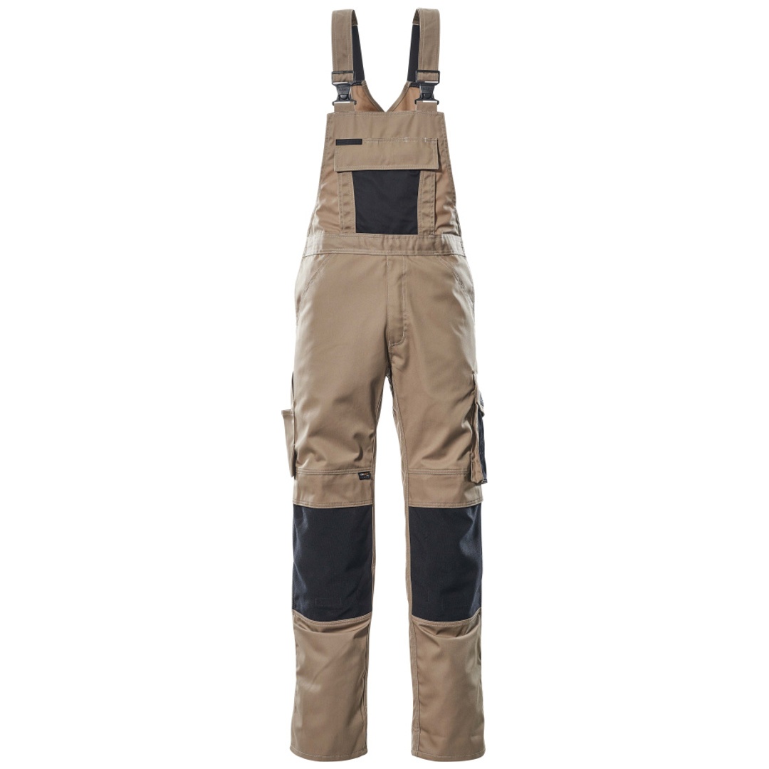 Mascot UNIQUE Latzhose  Augsburg Gr. 66 hellkhaki/schwarz