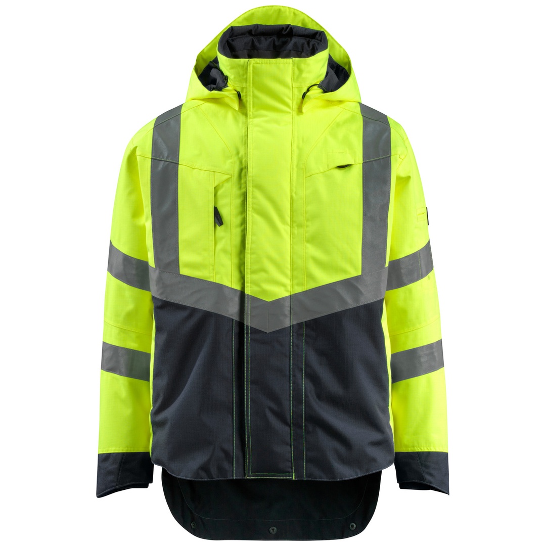 Mascot SAFE SUPREME Warnschutz Hard Shell Jacke Harlow 15501-231 Gr. M hi-vis gelb/schwarzblau