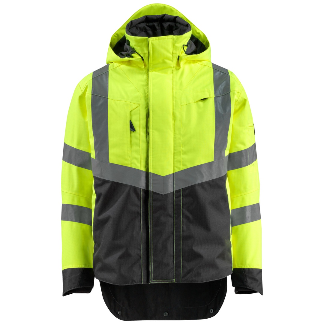 Mascot SAFE SUPREME Warnschutz Hard Shell Jacke Harlow 15501-231 Gr. L hi-vis gelb/schwarz