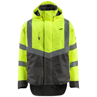 Mascot SAFE SUPREME Warnschutz Hard Shell Jacke Harlow 15501-231 Gr. 3XL hi-vis gelb/dunkelanthrazit