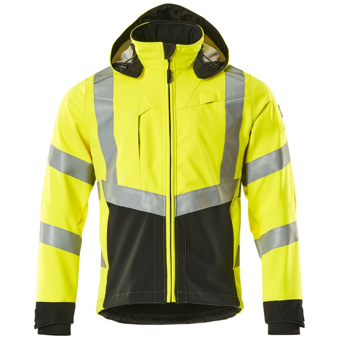Mascot SAFE SUPREME Soft Shell Jacke Blackpool 15502-246-1709 Gr. S gelb/schwarz