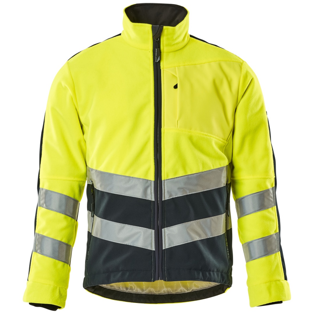 Mascot Warnschutz-Fleecejacke Sheffield 15503-259 Gr. 3XL hi-vis gelb/schwarzblau