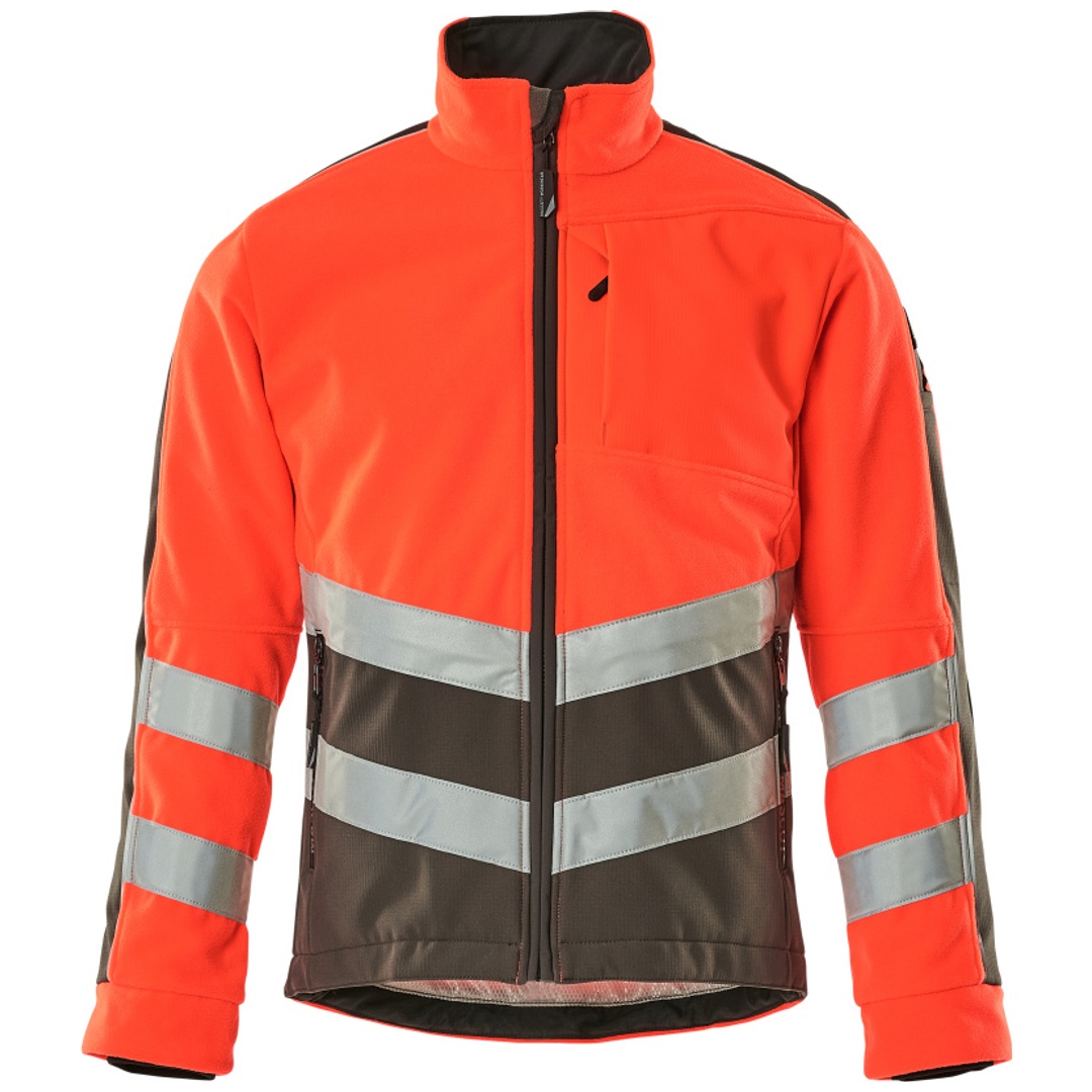 Mascot Warnschutz-Fleecejacke Sheffield 15503-259 Gr. S hi-vis rot/dunkelanthrazit