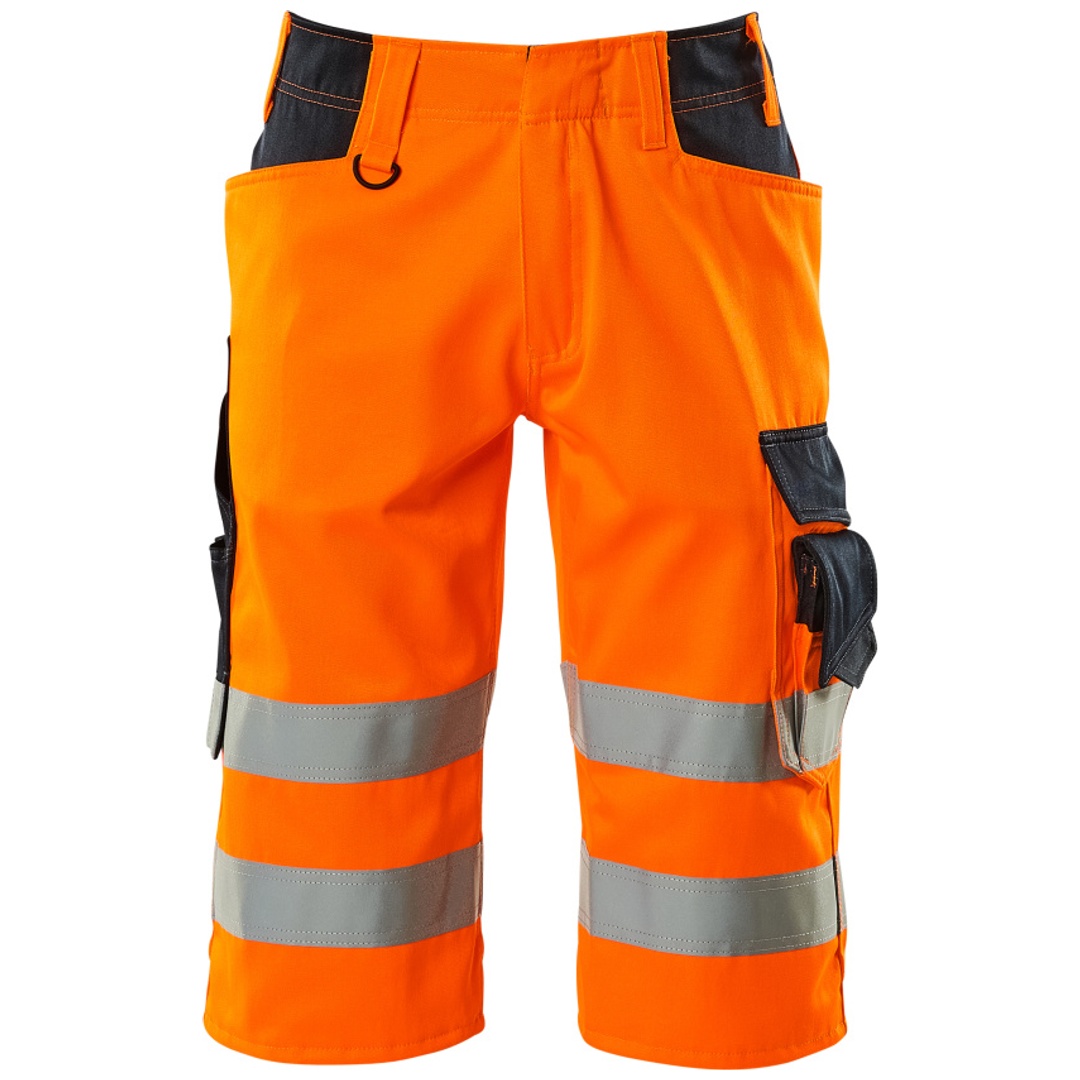 Mascot Warnschutz-Shorts Luton 15549-860 Gr. C64 hi-vis orange/schwarzblau