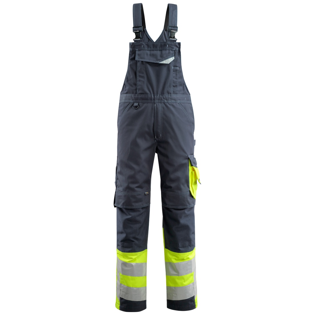 Mascot-15669-860 Sunderland Latzhose Safe Supreme Gr. 82C60 schwarzblau/hi-vis gelb