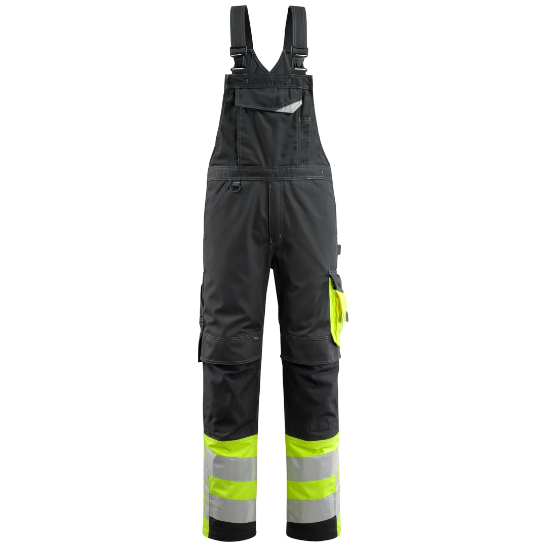Mascot-15669-860 Sunderland Latzhose Safe Supreme Gr. 82C68 schwarz/hi-vis gelb