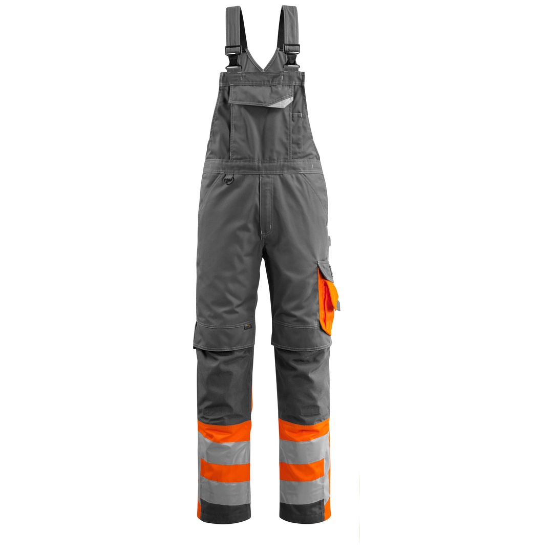 Mascot-15669-860 Sunderland Latzhose Safe Supreme Gr. 82C56 dunkelanthrazit/hi-vis orange