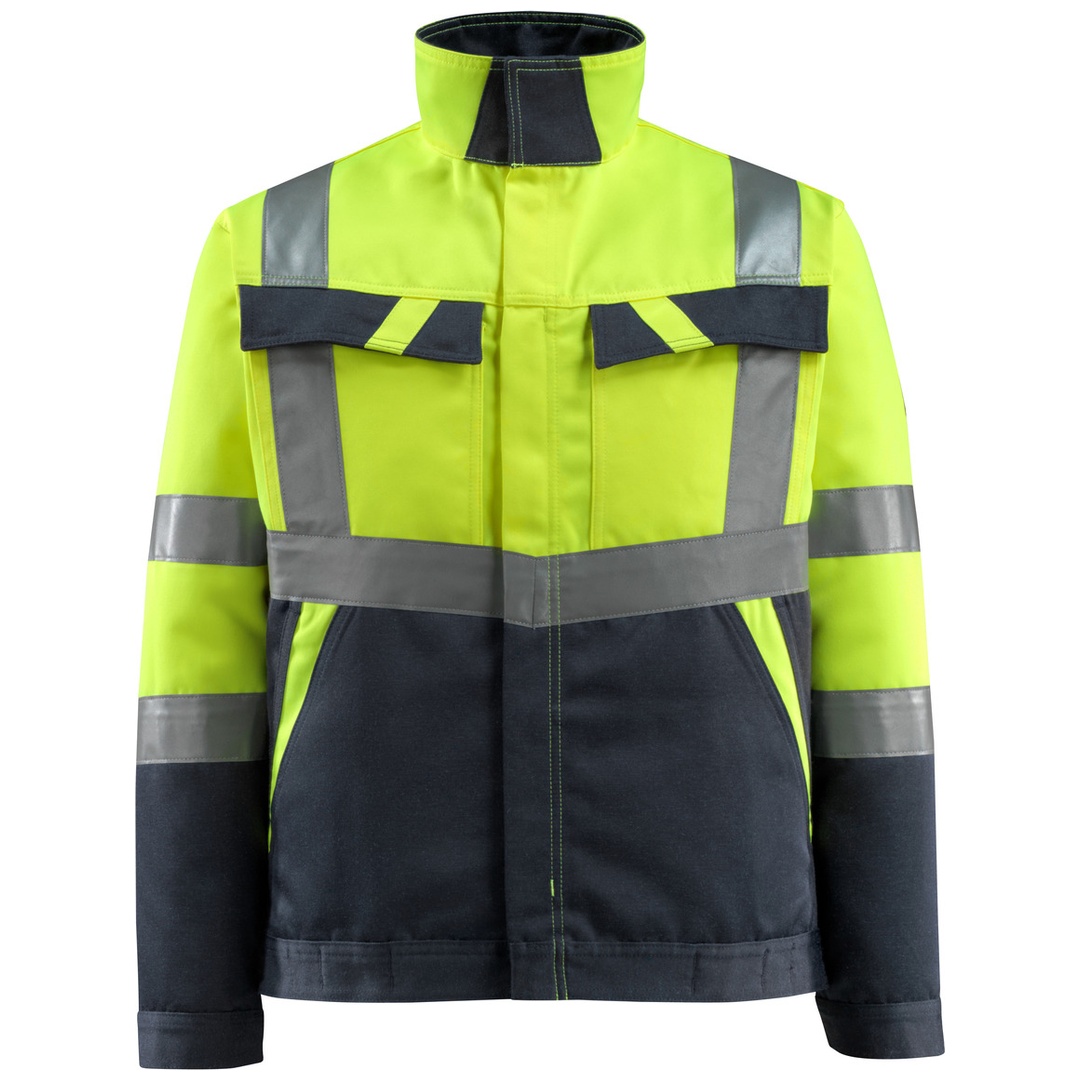 Mascot Arbeitsbundjacke Forster 15909-948 Gr. 3XL hi-vis gelb/schwarzblau