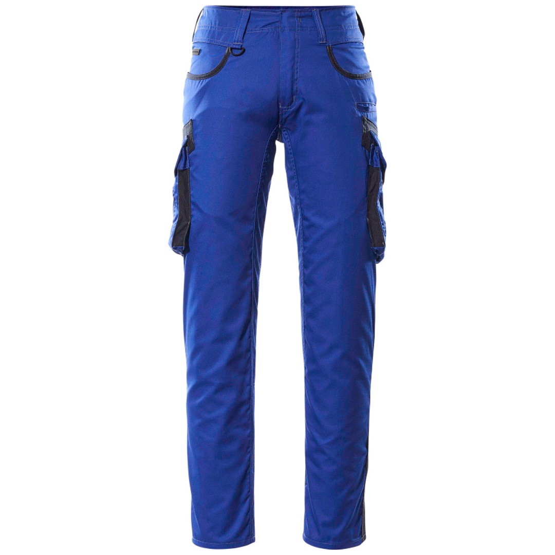 Mascot Hose UNIQUE mit Schenkeltaschen INGOLSTADT 16279 Gr. 45 kornblau/schwarzblau