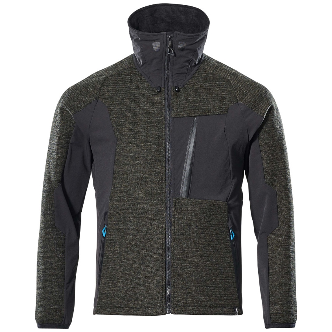 Mascot ADVANCED Strickjacke mit Membran Gr. S mossgrün/schwarz