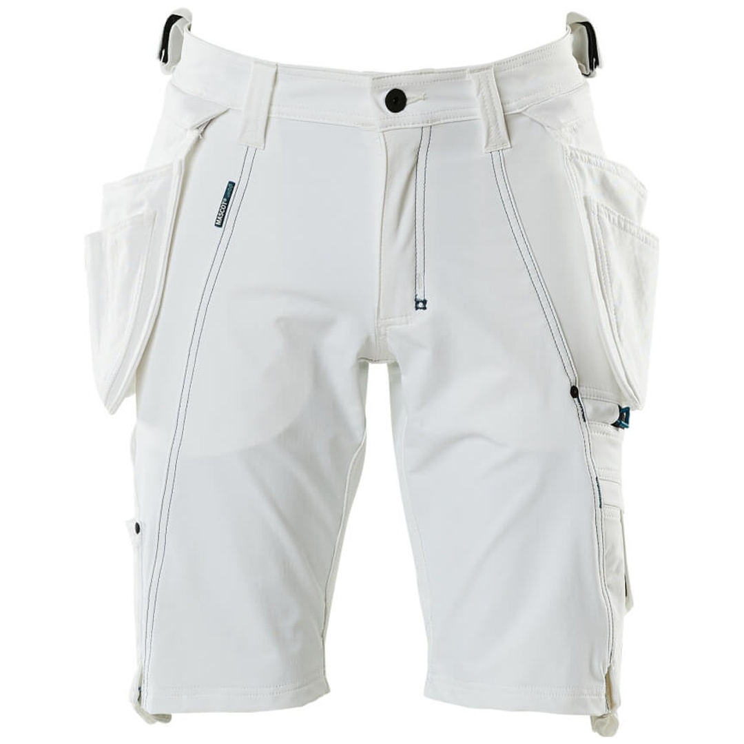 Mascot Advanced Shorts mit abnehmbaren Hängetaschen Gr. 66 weiß