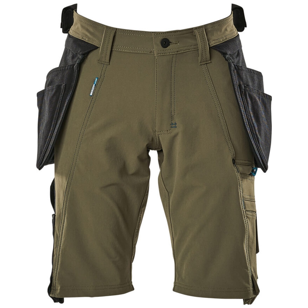 Mascot Advanced Shorts mit abnehmbaren Hängetaschen Gr. 45 moosgrün