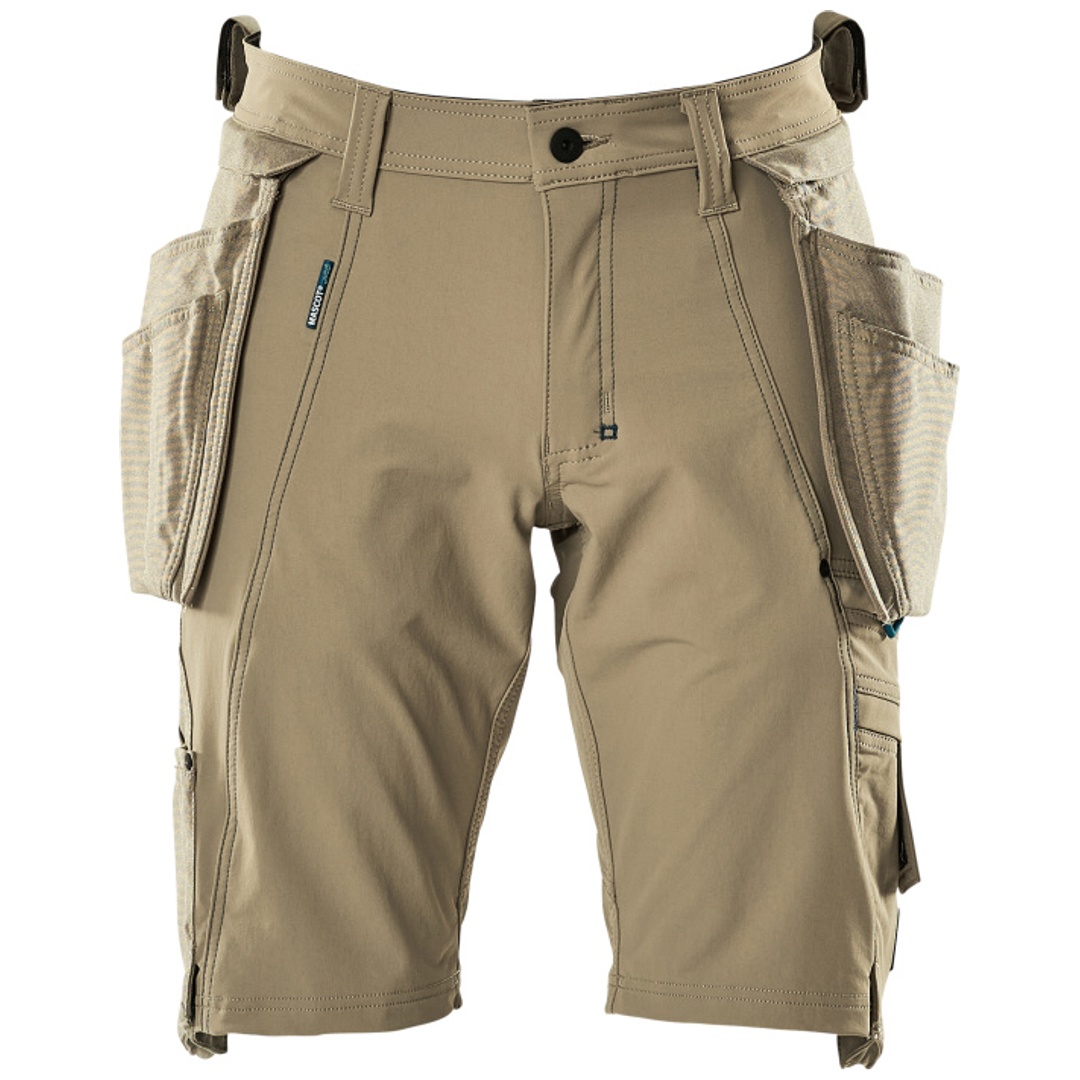 Mascot Advanced Shorts mit abnehmbaren Hängetaschen Gr. 43 hellkhaki