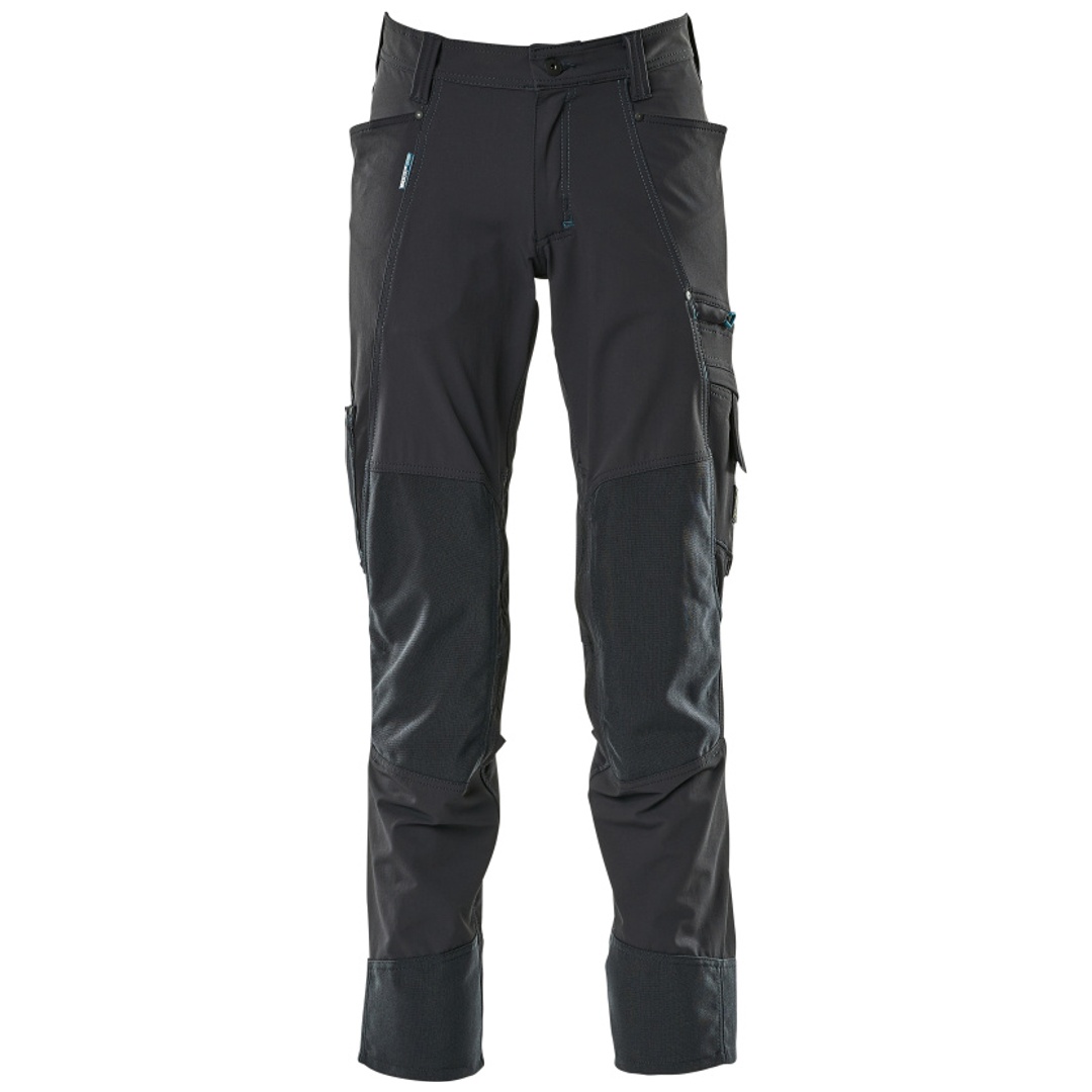 Mascot Bundhose ADVANCED wasserabweisend mit Knietaschen 17179, Gr. 23 schwarzblau