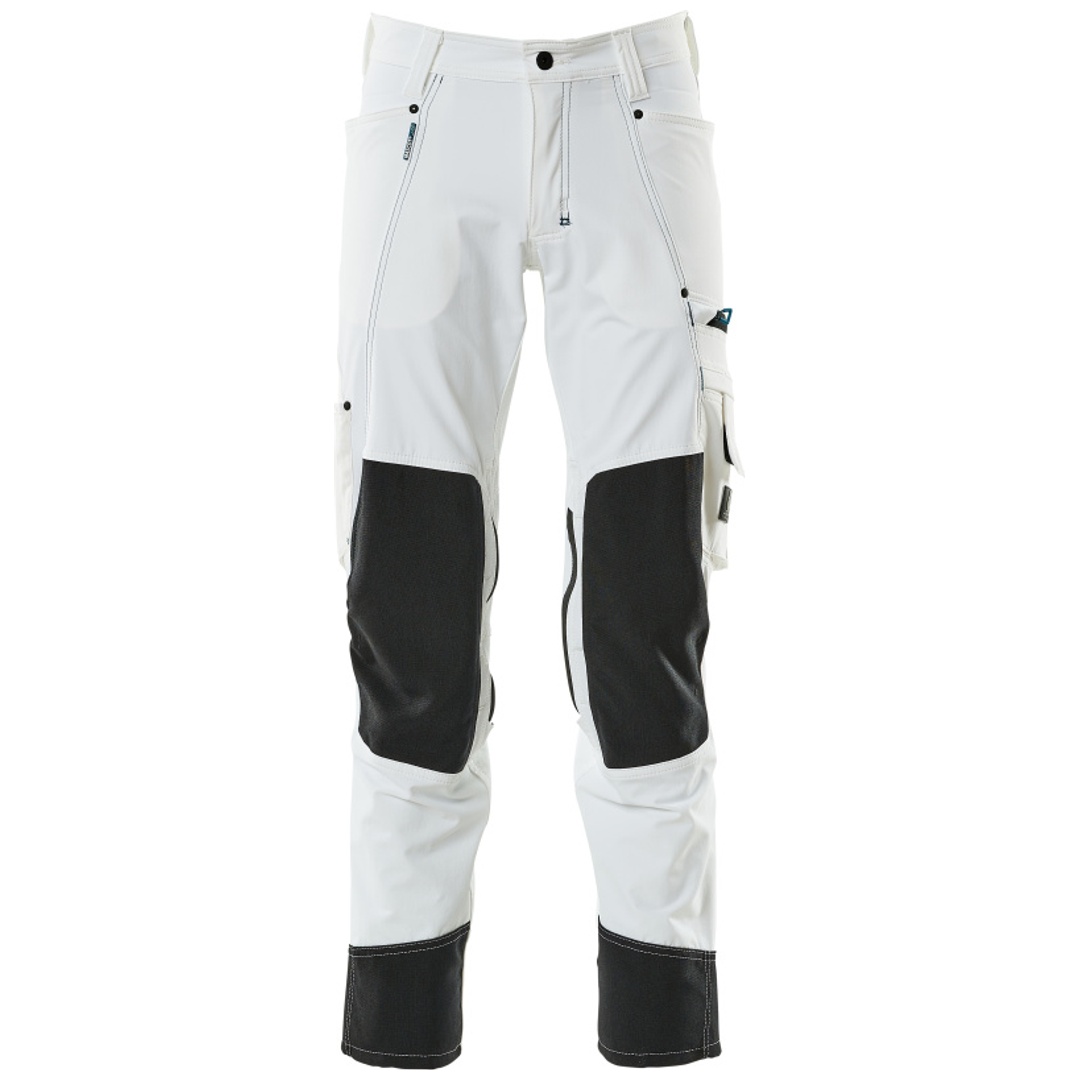 Mascot Bundhose ADVANCED wasserabweisend mit Knietaschen 17179, Gr. 56 weiß